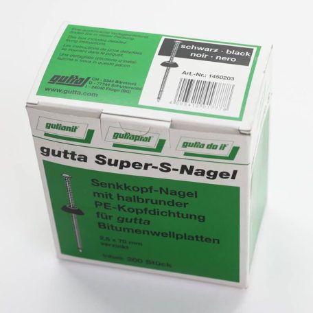 Szög fekete 2,8X70 mm 200db S-szög 