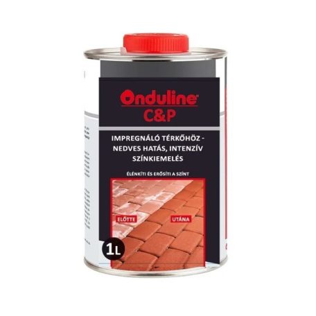 Térkő impregnáló intenzív színkímélés oldószeres 1l Onduclean