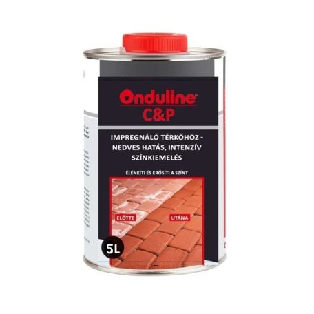 Térkő impregnáló intenzív színkímélés oldószeres 5l Onduclean