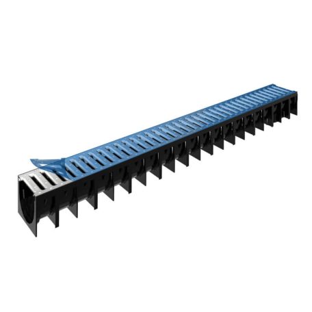 Garázscsomag folyóka G-DRAIN standard fémráccsal 100/70 