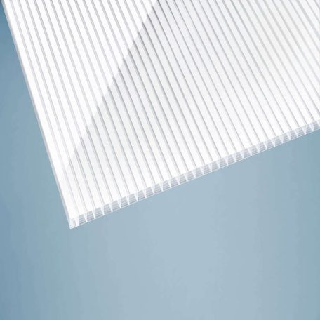 Polikarbonát lemez Zebra 16mm 2500 x 980 mm Fehér