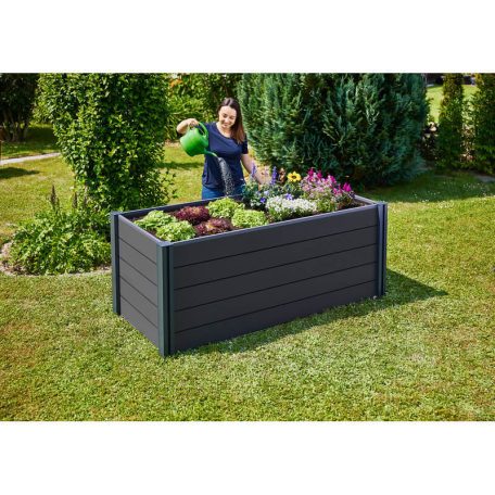 Magaságyás Elevada 2020X800X750mm szürke wpc borítással Ggarden