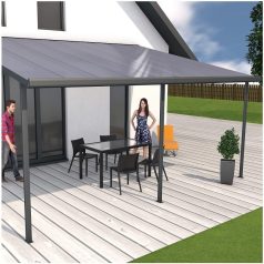 Terasztető Flare antracit 546x406