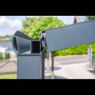 Terasztető pro fehér 5000 X 3000 MM - PC fehér zebracsíkos