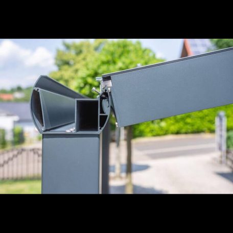 Terasztető pro fehér 5000 X 3000 MM - PC fehér zebracsíkos