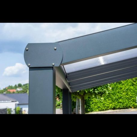 Terasztető pro fehér 5000 X 3000 MM - PC fehér zebracsíkos