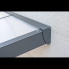 Terasztető pro antracit 5000 X 3000 MM - PC fehér zebracsíkos