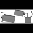 Terasztető pro fehér 3000 X 4000 MM - PC víztiszta