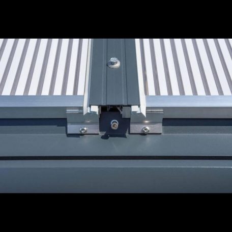Terasztető pro antracit 3000 X 4000 MM - PC fehér zebracsíkos