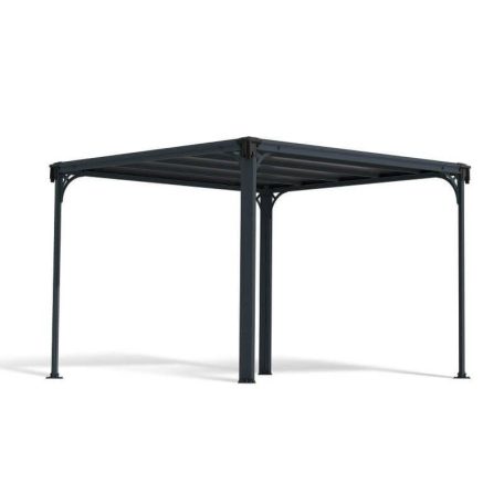 Kerti pavilon Milano 3000 szürke 3,09x3,09m
