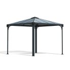 Kerti pavilon Palermo 3000 szürke 2,95x2,95m